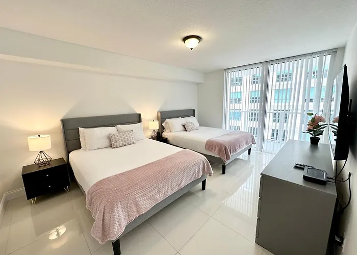 36Th Floor Brickell Bay View 1Br 2 Queens And Sofa Bed